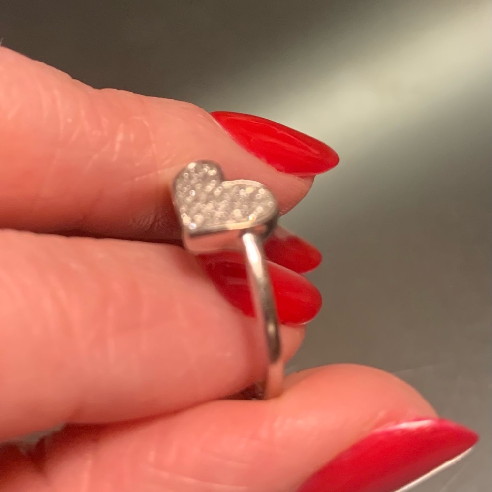 Beautiful 14k white gold ring - Picture 10 of 11